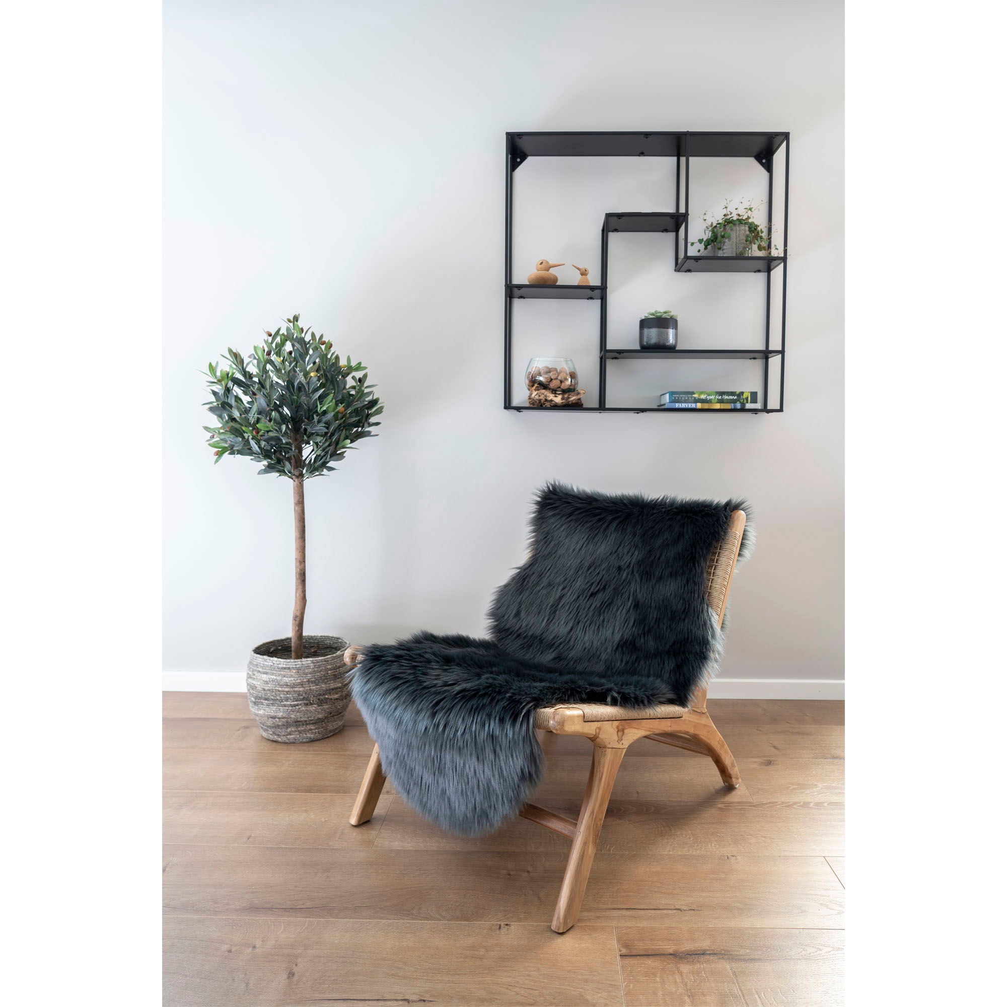 Kunst-Lammfell – 60×180 cm, flauschig, pflegeleicht